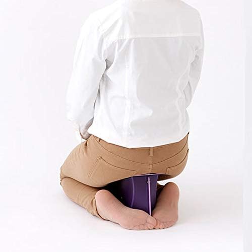 Ипинка преклопена медитација на колена клупа, преносна и лесна, 180g, виолетова