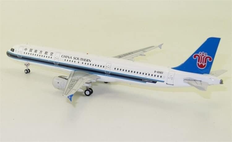 Авијација Кина Јужна авиокомпанија Airbus A321-200 B-6683 1: 200 Diecast Aircraft претходно изграден модел