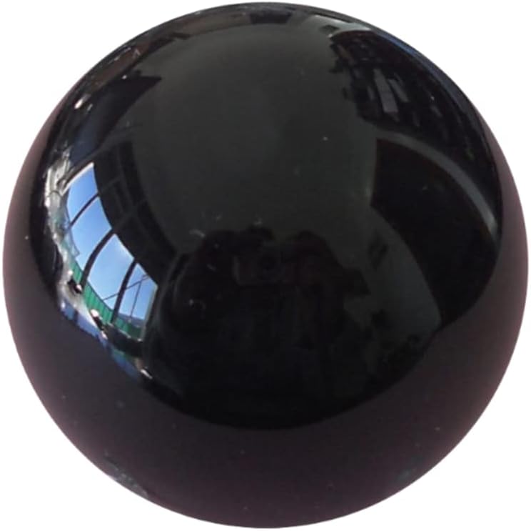 Духовен елемент Природна црна онкси кристална сфера и топка од скапоцен камен за Реики, домашен декор, кристали и лековити камења