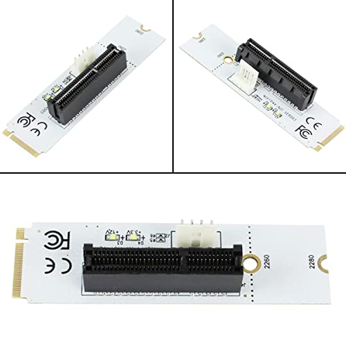 Dkardu PCI-E 4x до M.2 NGFF адаптер картичка M Key M.2 2260 2280 SSD NGFF M2 до PCI-E Адаптер Конвертор Мултипликатор со шрафцигер