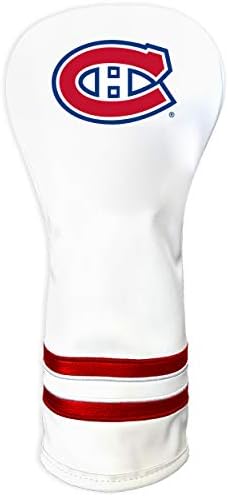 Team Golf NHL White White Vintage Fairway Golf Club Headcover, форма на фитинг дизајн, ретро дизајн и врвен квалитет