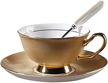 SXNBH Евра Стил Чаша&засилувач; Чинија Постави Уметност Коска Кина Керамички Чај Кафе Чаша За Домашна Кујна Свадба
