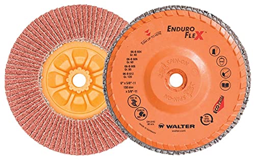 Волтер 06B604 Enduro-Flex Disc Pack од 10 40 решетки абразивни w/тип 29 5/8-11 во