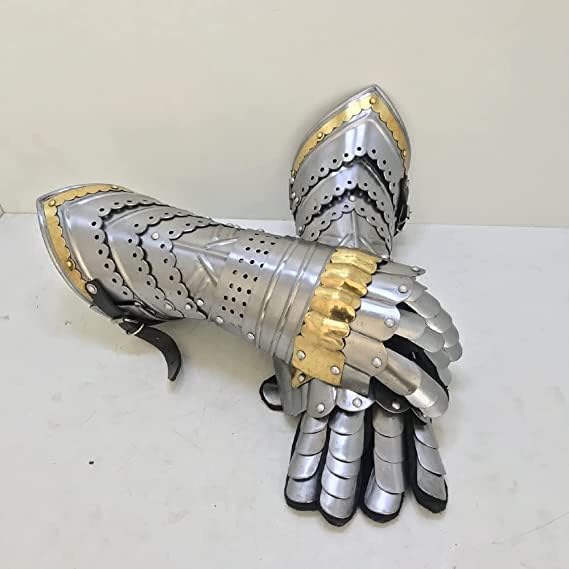 Меѓународни средновековни нараквици на Меѓународни средновековни ракавици со прилагодливи ленти за мажи