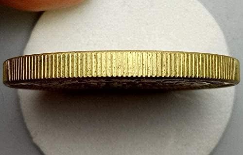 Франција Злато 1887 Париз 100 Франци Среќен Ангел Месинг Метал Копија Монети За Копија Подарок За Него