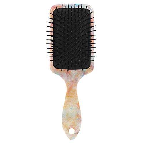 Четка за коса со перничиња од Vipsk, пластична разнобојна уметничка илустрација, соодветна добра масажа и анти статична четка за коса за