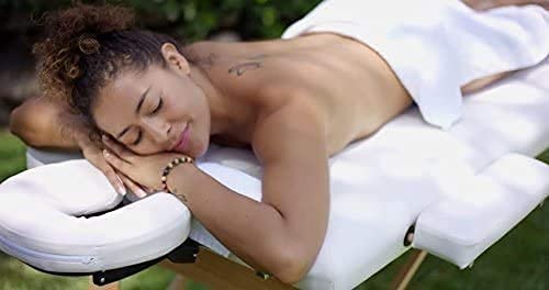 3 парчиња масажа за масажа спа сет 600 броење на конец Ултра мек египетски памук - 1 поставен лист 1 рамен лим 1 капак за одмор на лице - чоколадо