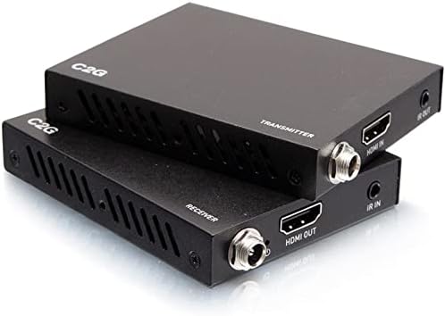 C2G HDMI над предавателот на кутијата за проширување на мачки до приемник на кутии - 4K 60Hz