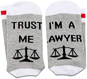 2 ПАРА Смешни Чорапи Подарок За Адвокат Верувај Ми Јас Сум Адвокат Чорапи За Дипломирање На Правниот Факултет Подарок