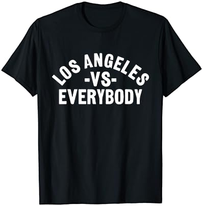 Ретро Лос Анџелес наспроти сите момчиња и девојчиња сувенир маица