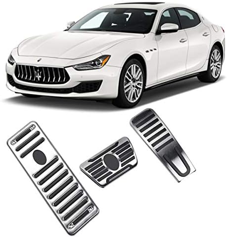 Oritech за додатоци на Maserati компатибилни со Ghibli Quattroporte Levante 2014-2019 Анти-лизгачки педали за сопирачките на сопирачките на