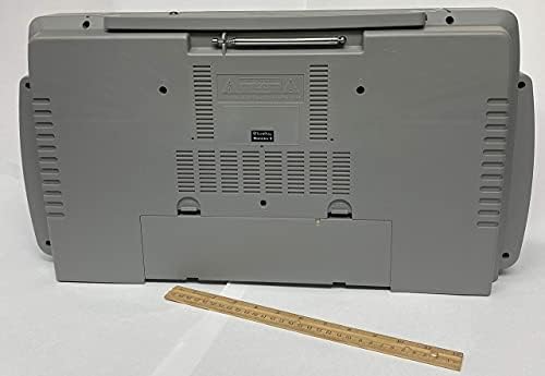 ЦД-плеер за Boom Box Player во стилот на Techplay Monster 1980-тите, касета плеер/рекордер, AM/FM, USB, Bluetooth звучник со вградена батерија