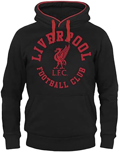 Официјален фудбалски клуб во Ливерпул Официјален фудбалски подарок Менс графички руно качулка