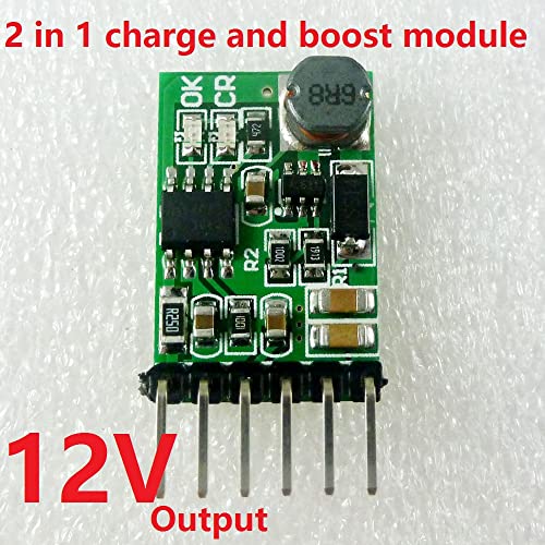 12V 2IN1 литиум батерија полнач и табла за празнење DC-DC Converter STEP-UP MODULE 3.7V 5V до 12VDC за IP PTZ камера UPS-от DIY