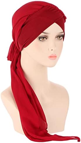 Женска обична цврста глава капа капаче за глава, муслиманска турбанска капа, слабиот глава, женска симпатична капа