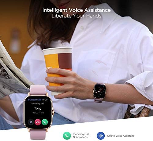 Amazfit GTS 2E Smart Watch For Women, Purple & GTS 2 Mini Smart Watch For Men Android iPhone, вграден Alexa, 14-дневен век на траење на