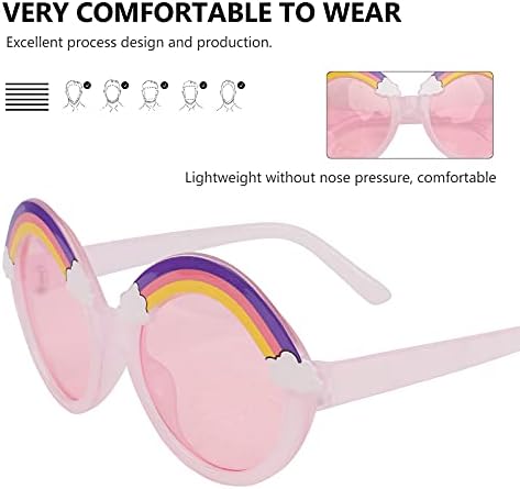 АБОФАН 3 парчиња Очила За Сонце Пластични Очила Декорација На Очила За Детска Забава