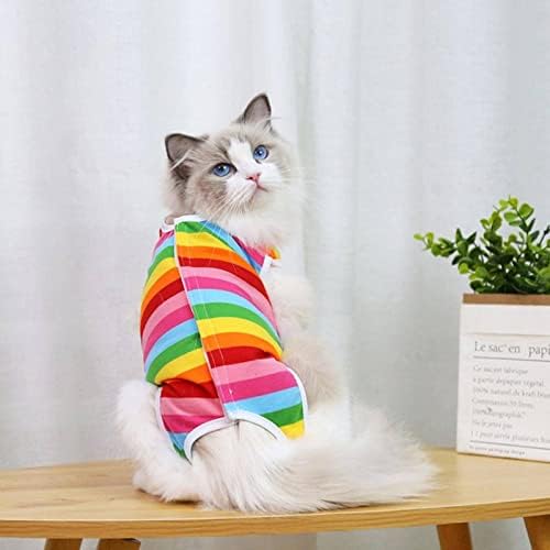 Облека за стерилизација на мачки Saxtzds, облека од четири сезони, облека за миленичиња по операција, наметка за медицинска сестра