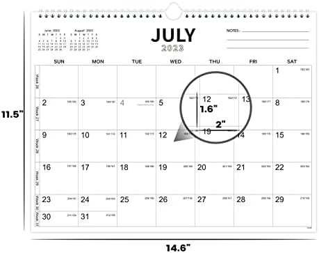Calendarид Календар 2023-2024-Месечен календар на wallидови 2023-2024 од мај 2023 година-јуни 2024 година, Wallиден календар 2023-2024