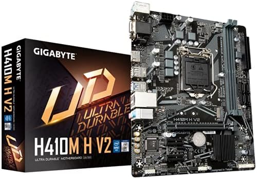 Gigabyte H410M H V2 Intel H410 LGA 1200 Micro ATX DDR4-SDRAM Матична плоча