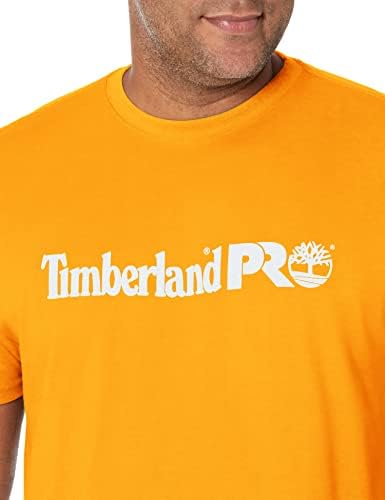 Тимберленд ПРО Машка Основна Плоча Маица Со Кратки Ракави Со Лого На Градите
