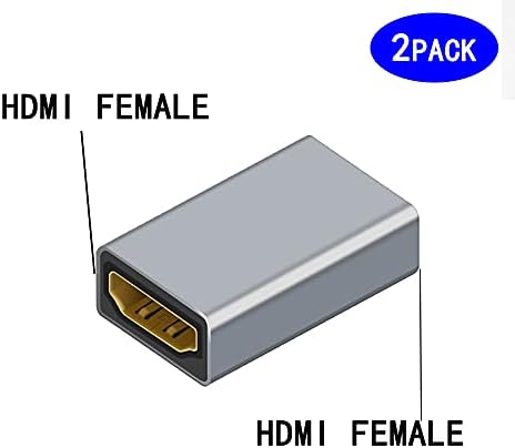 rgzhihuifz HDMI Женски На Женски HDMI Спојка Адаптер, Женски На Женски 4k HDMI Продолжувач HDMI Спојка, Поддршка 3d 4K Arc Ethernet