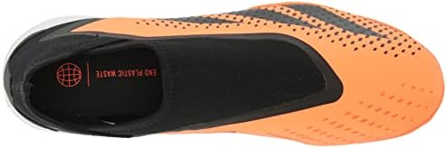 Адидас Унисекс Предатор Точност.3 Фудбалски чевли со трева, тимско соларно портокалово/црно/црно, 8,5 американски мажи