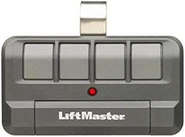 Лифтмастер 894LT далечински управувач, 4 копче, црно со сиви копчиња