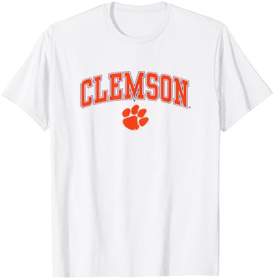 Климсон Тигерс лак над бело официјално лиценцирана маица