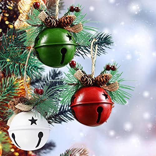 Ихта Божиќ Бел Занаети Печење Боја Приврзок Божиќ Ѕвоно Орнаменти 16 Огледало Топката