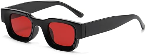 Дебела квадратна рамка за очила за сонце за жени мажи буци правоаголник Поларизирани очила за сонце UV400