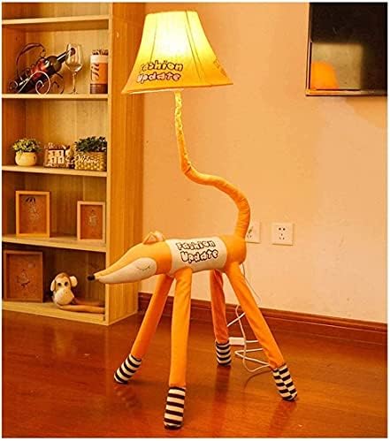 - Под светла за ламби за маса, детска соба цртана лисица, подни ламби, креативна дневна соба студија декорација вертикална спална соба