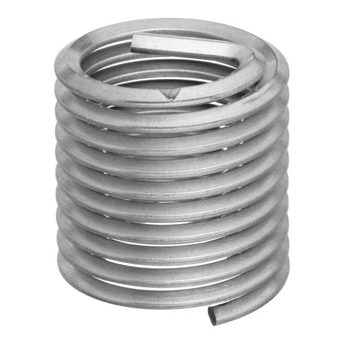 Вметнување на навој на калем E-Z LOK за метал 18-8 не'рѓосувачки челик Илешки жица Вметнете 6-32 Внатрешни навои, 0,207 Должина, пакет од