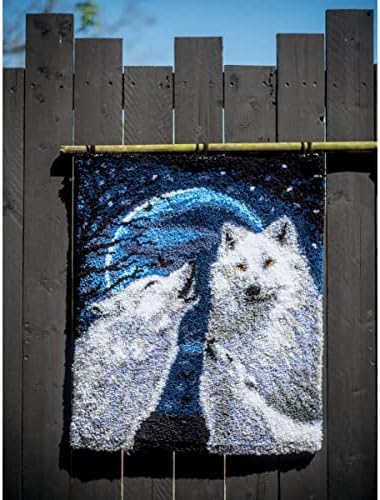 Вервако заклучен килим, завивајќи волци 66 x 83 см