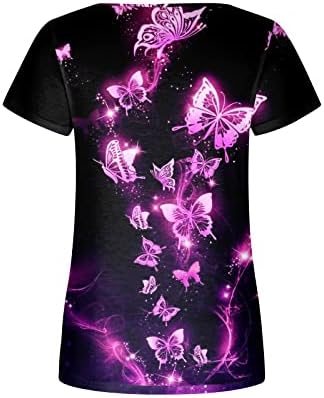 Летни кошули за жени фустани обични слатки маици цветни плетени туники врвови гроздобер плоштад вратот Хавајска кошула блуза