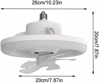 Мал тавански вентилатор со светла, 10,2 тајминг на пиотинг, засипете ги вентилаторите на таванот со далечински управувач, 3 брзини на ветерот