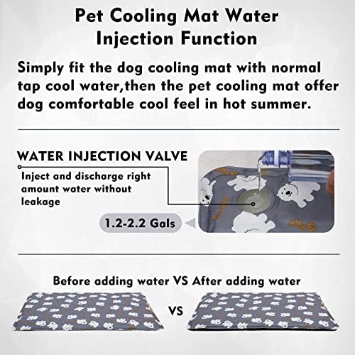 Кучиња ладење мат, подлога за ладење за миленичиња за миленичиња, само ладење, подлога за ладење вода за ладење кучиња, душек за ладење, кучиња