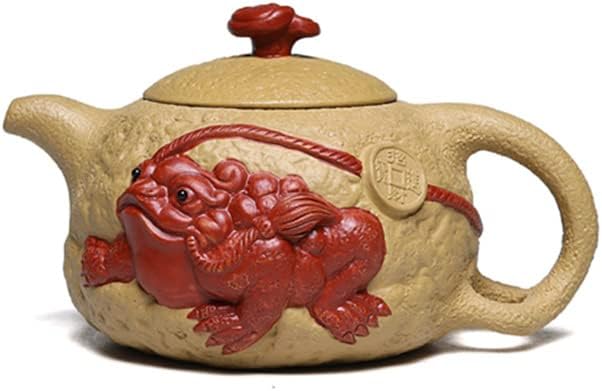 Глорис жаба Гонгхун чајник, рачно изработено чајник за чај за чај од Конгфу.