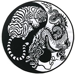 Голем задник лепенка ј јин јанг змеј и тигар
