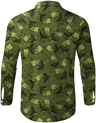 Цпервоба Мажи Обични Долги Ракави Есенски Зимски 3д Печатени Кошули Модни Врвни Блузи Кошули Обични Кошули Пакет