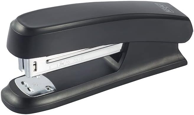 Kraf Stapler со 10000 степени, за канцеларија или биро, 25 лим капацитет, нелизга, црно