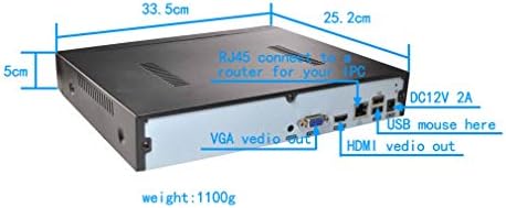 Ansice Security 8ch 2M 2.0MP 1080P NVR 4 Канал 2K 4M 4,0MP NVR H.265 IP HDMI Security Network Видео рекордер