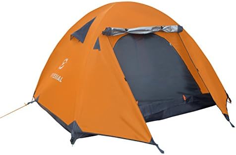 Винзиски шатор со три лица - лесен 3 сезонски шатор со Rainfly, 3 лица шатор 4,4 bs, влогови, столбови и глувци вклучени, кампување, 3 маж за пешачење