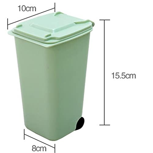 Allmro Мал ѓубре може мини отпад за отпадоци кутија за складирање на десктоп кутија дома, контејнер за контејнери за отпадоци,