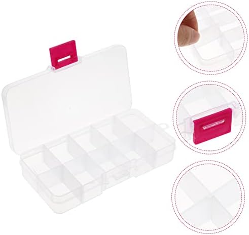 Хемотон 12 парчиња Мала Кутија За Складирање Кутија За Организатор На Мушка Кутија За Организатор На Обетки Кутија За Шминка Решетки За Контејнери