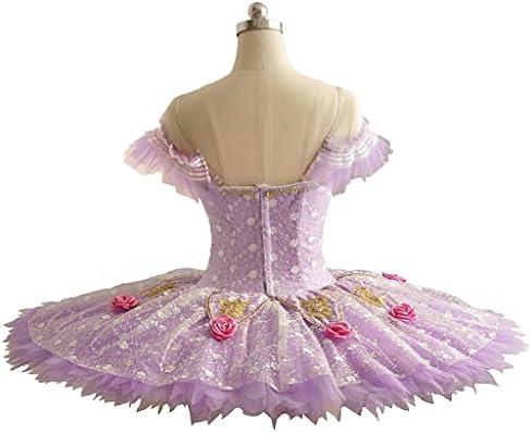 PDGJG Professional Ballet Tutu Pancake Platter Classic Performance Ballet Ballet Stage Costume фустан