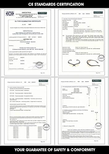 Волткс 'конструктор' Бифокални очила за безбедност на читање ANSI Z87.1 + & CE EN166F, сертифицирани/велосипедистички спортски
