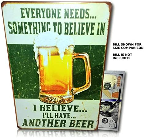 На сите Им Треба Нешто Да Веруваат, Верувам Дека Ќе Имам Уште Еден Знак За Пиво Совршен За Вашиот Дом, Бар Знак, Човек Пештерски