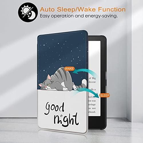 Случај За Целосно Ново Ослободување На Kindle 10-Ти Генерал 2019-Издржлив Капак Со автоматско Будење/Спиење одговара На All-New