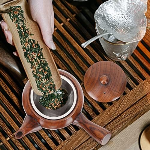 Филтер за кафе Ганазоно Јапонски чај котел Кинески чајник Еден сад Дрвен: Страна рачка за филтрирање на чај, производител тенџере кунг